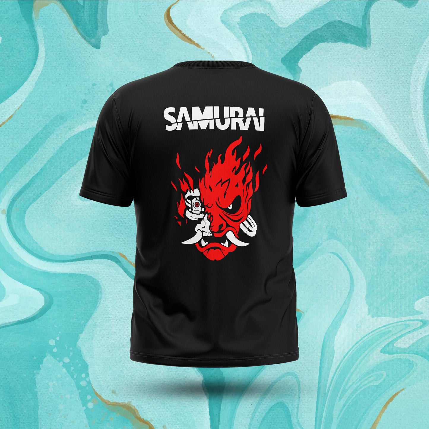 Cyberpunk Samurai Tee Fatal Tees