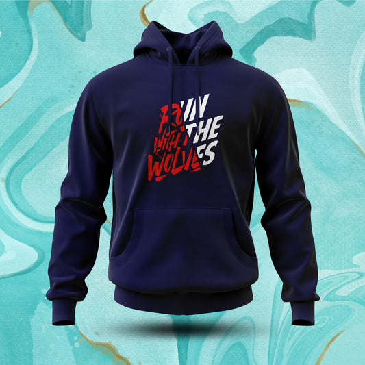 Run With The Wolves Hoodies