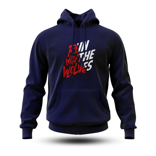 Run With The Wolves Hoodies