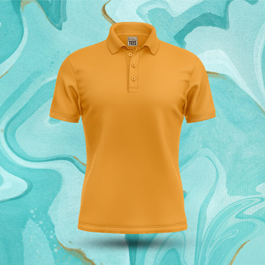 Dandelion Mustard Polo Tee