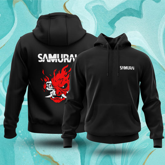 Cyberpunk Samurai Hoodie Fatal Tees