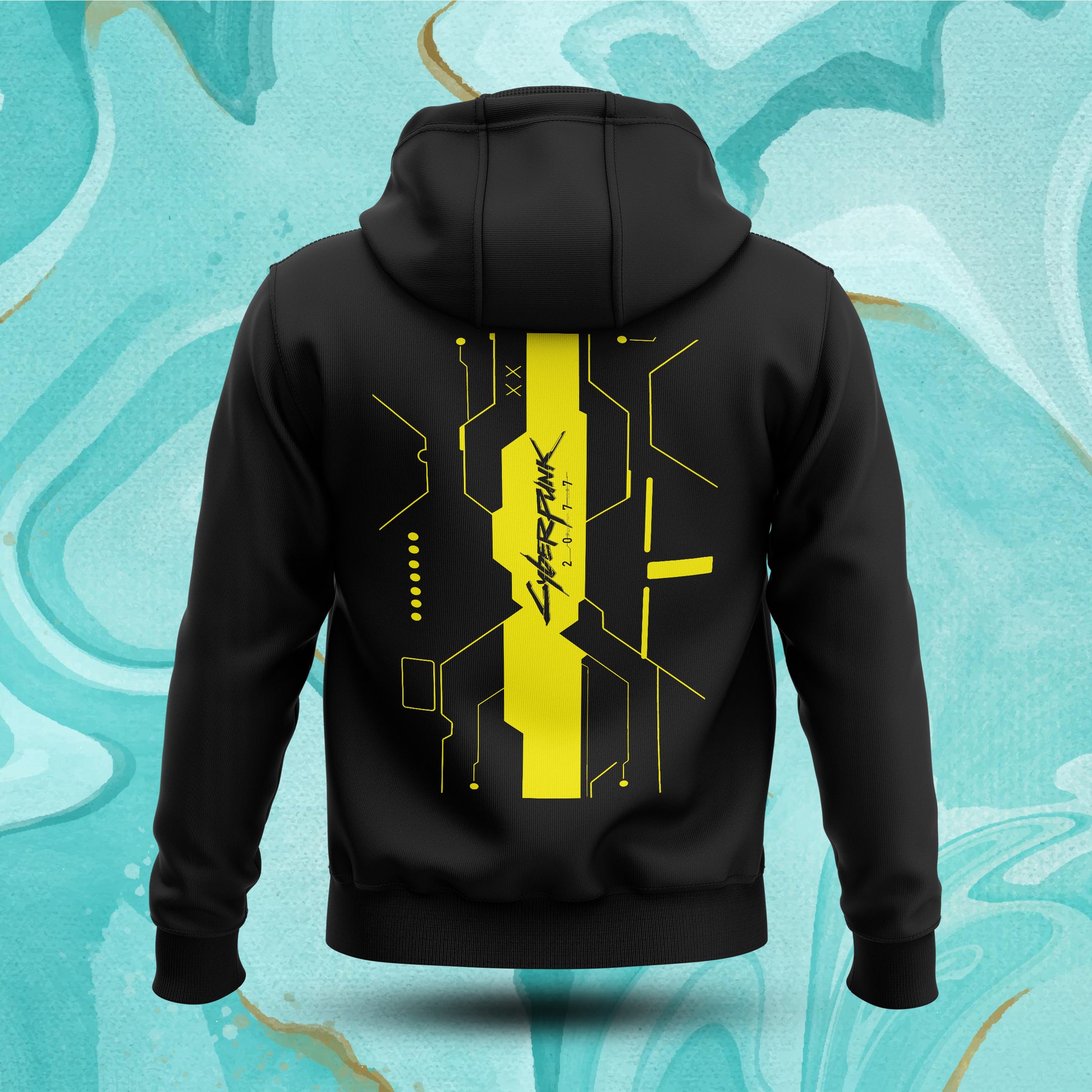 Cyberpunk - Yellow Hoodies Fatal Tees